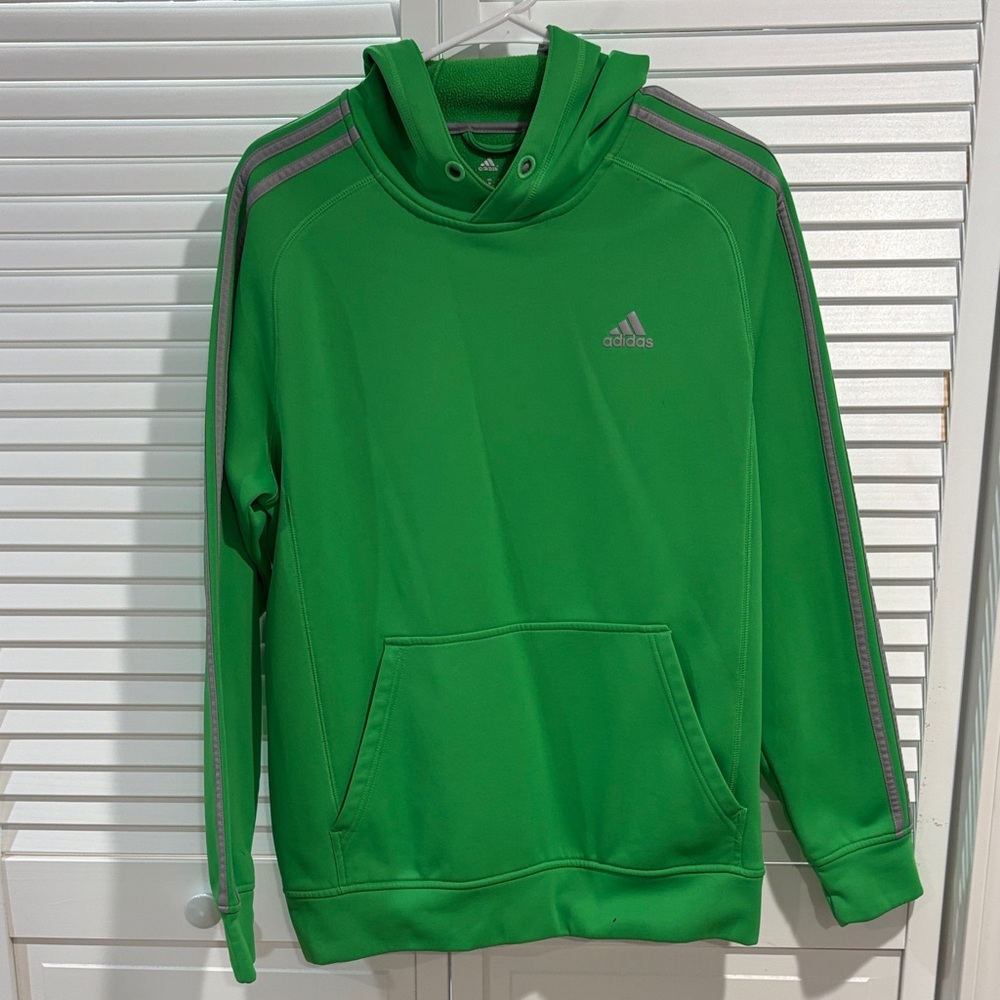 Adidas Vibrant Green Men's Hoodie